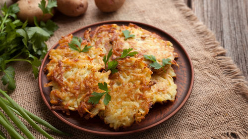 Kartoffelpuffer aus der Heißluftfritteuse